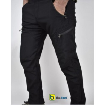 Siyah Softshell Pantolon