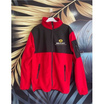 Kırmızı Polar Softshell Parçalı