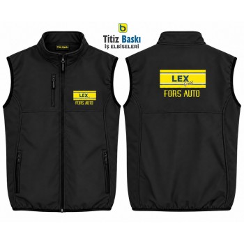 Siyah Softshell Yelek