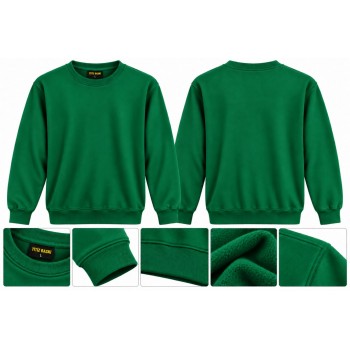 Yeşil Sweat Sıfır Yaka 