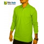 Fıstık Yeşil Uzun Kollu Lacoste Tshirt