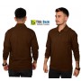 Kahverengi Uzun Kollu Lacoste Tshirt Kahverengi Uzun Kollu Lacoste Tshirt