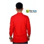 Kırmızı Uzun Kollu Lacoste Tshirt