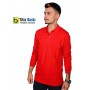 Kırmızı Uzun Kollu Lacoste Tshirt