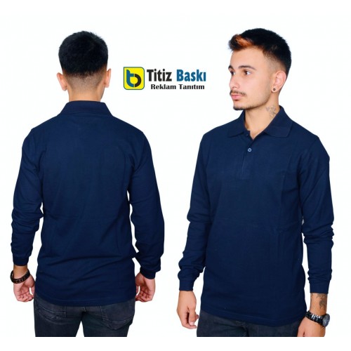Lacivert Uzun Kollu Lacoste Tshirt Lacivert Uzun Kollu Lacoste Tshirt