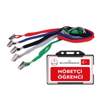 Nöbetçi Öğrenci Yaka Kartı