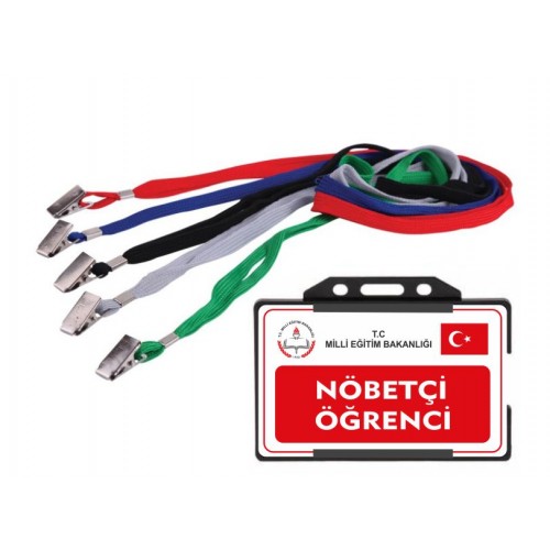 Nöbetçi Öğrenci Yaka Kartı Nöbetçi Öğrenci Yaka Kartı