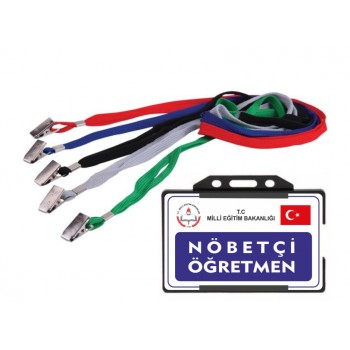 Nöbetçi Öğretmen Yaka Kartı