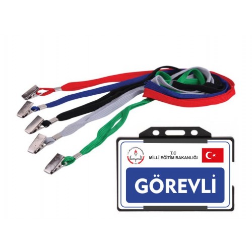 Okul Görevlisi Yaka Kartı Okul Görevlisi Yaka Kartı