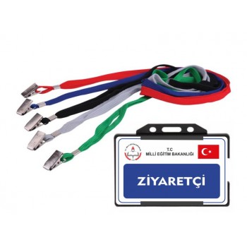 Okul Ziyaretçi Yaka Kartı